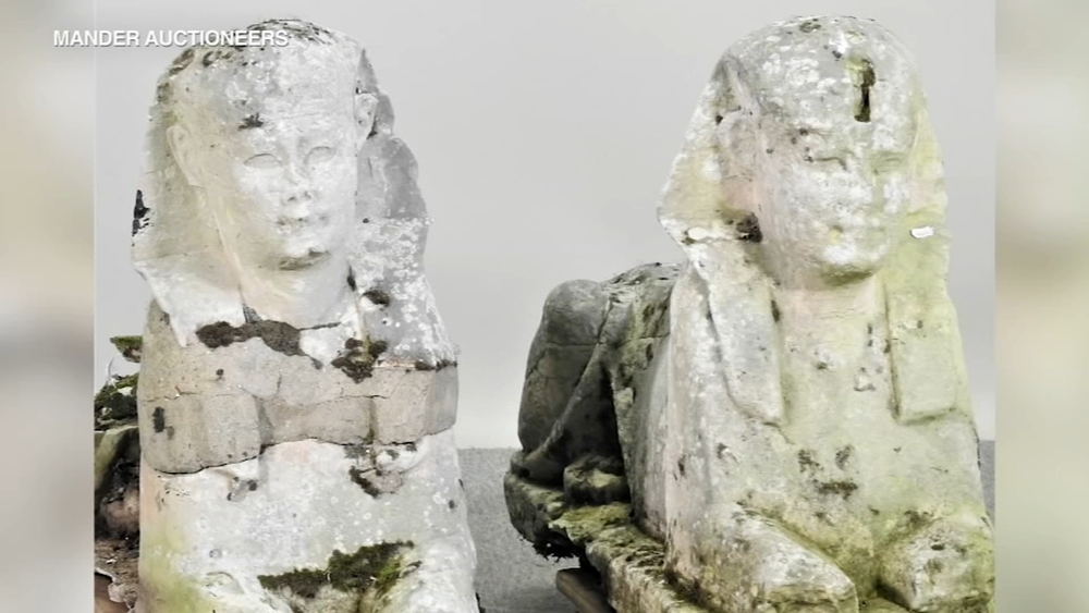 Garden statues turn out to be ancient Egyptian relics, sell for $265K
