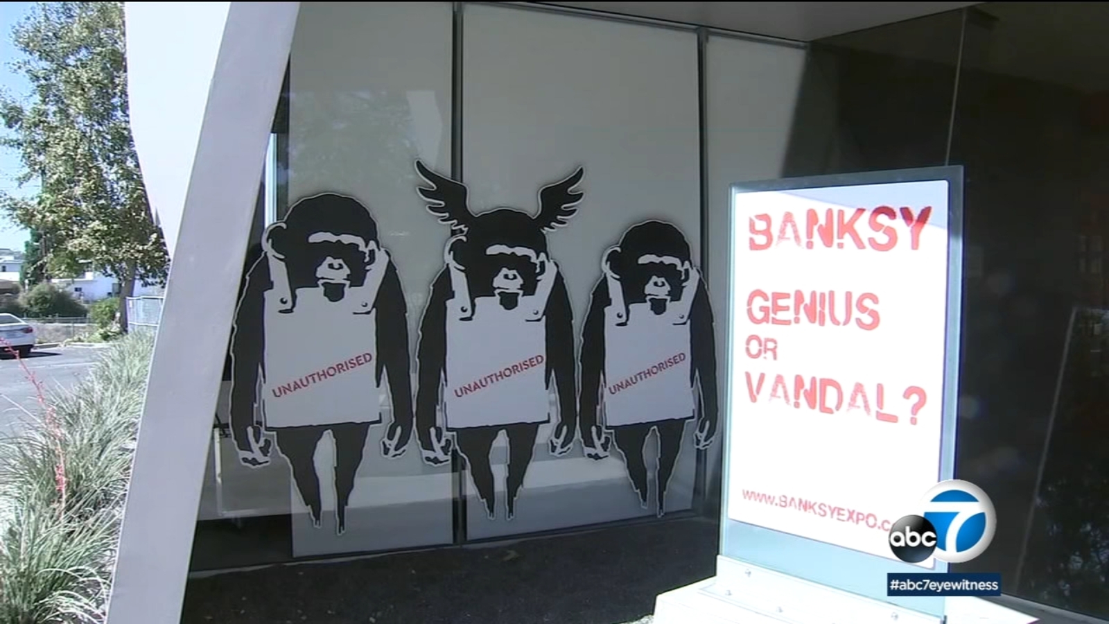 Unauthorized Banksy exhibit in Culver City remains closed amid