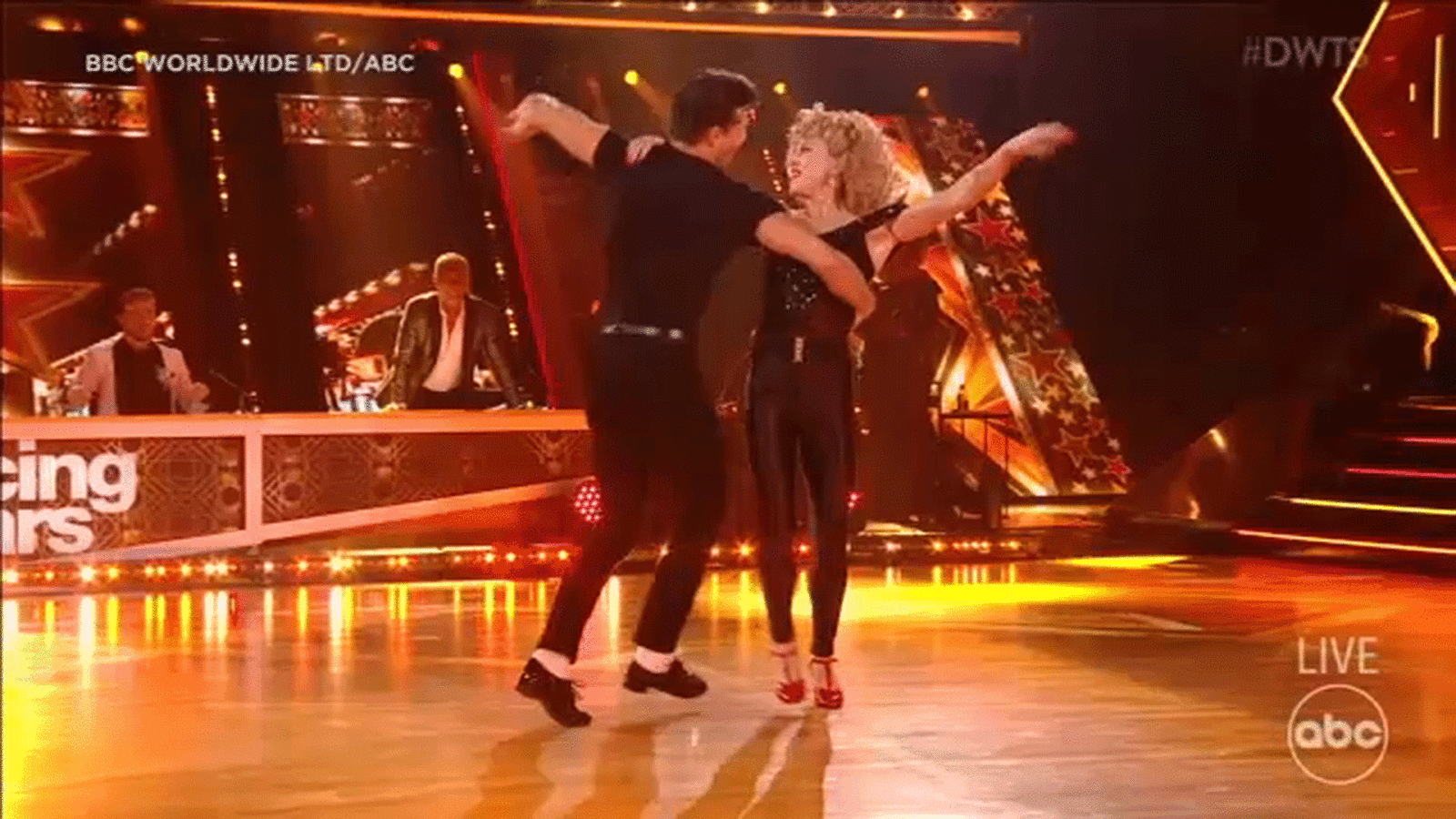 Dancing With The Stars Recap Grease Night Ends With Shocking Elimination Of Spice Girls Melanie C Abc7 Chicago