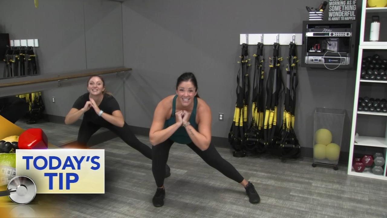 Lateral lunge with hop - Today's Tip