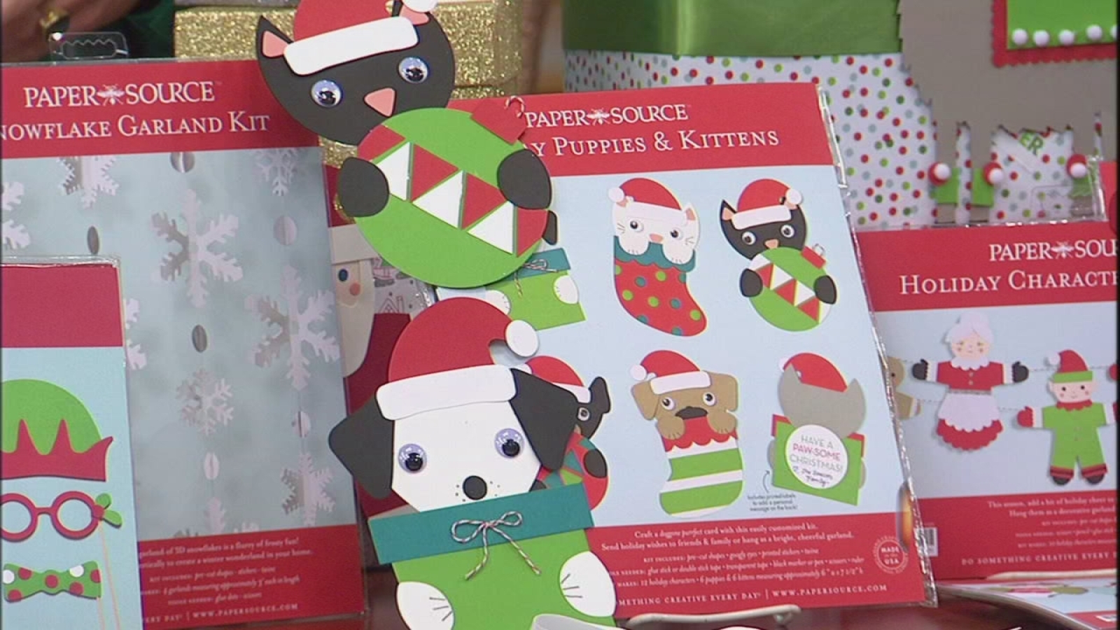 Paper Source holiday crafts for kids ABC7 Chicago