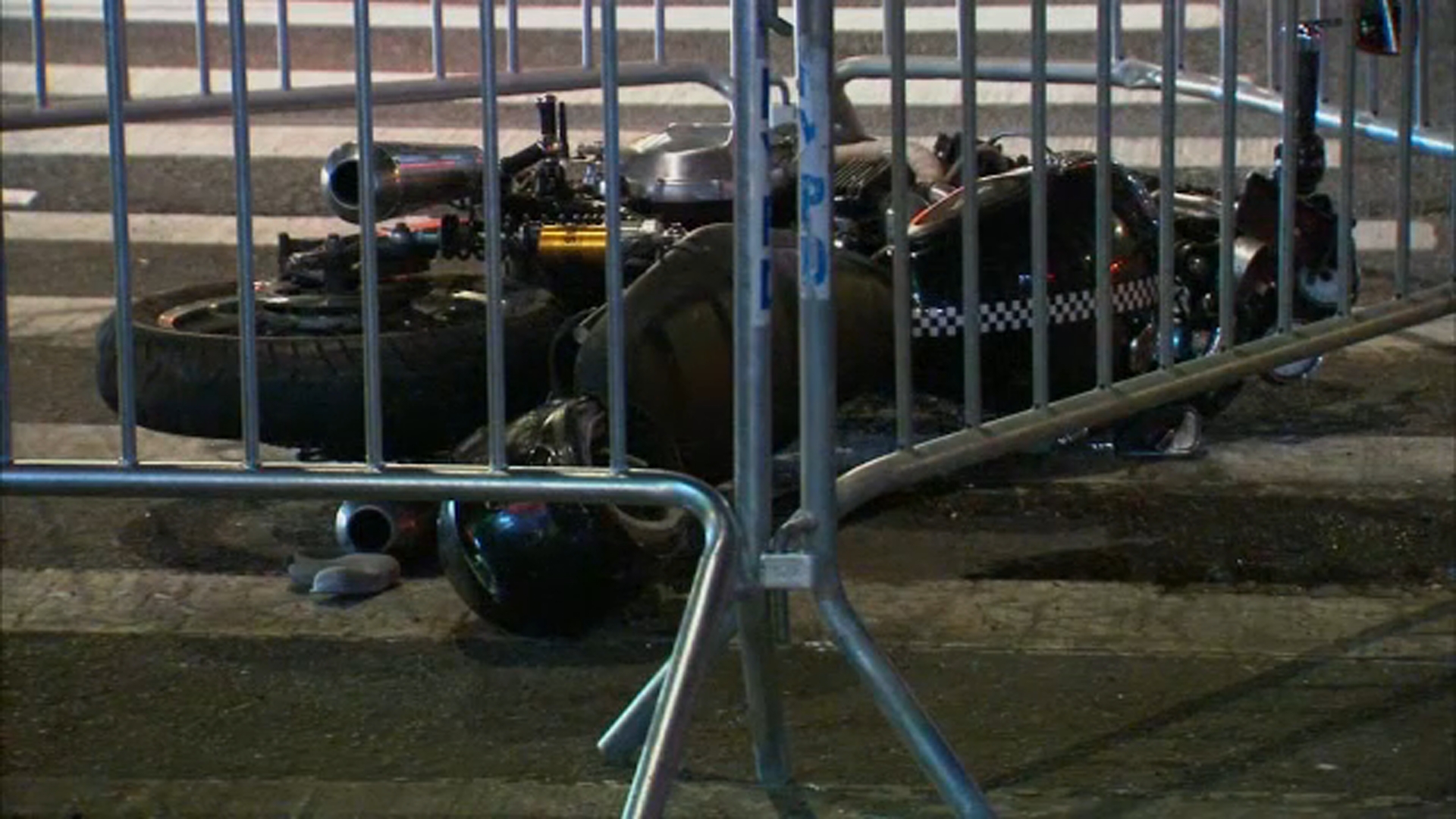 Motorcycle driver arrested after striking police officer in Manhattan