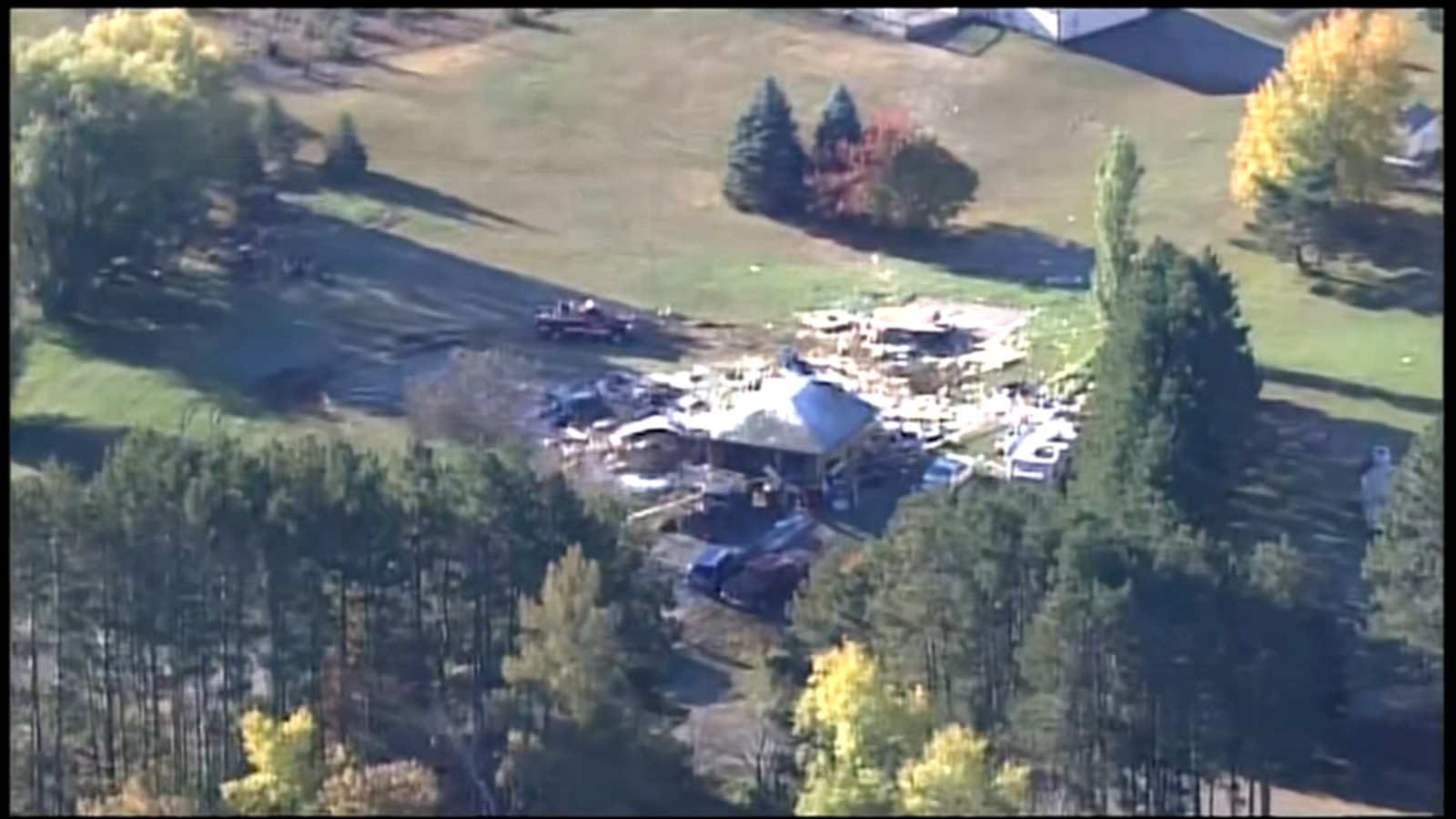 Video shows aftermath of mysterious Cambridge, Minnesota home explosion