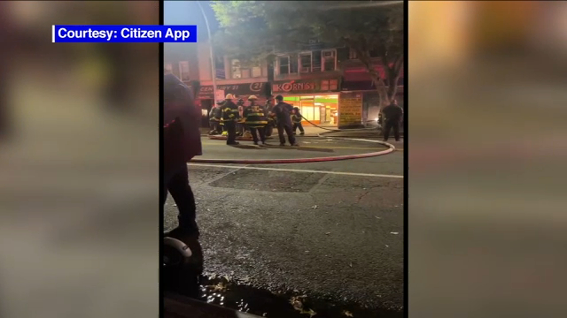 FDNY battles large fire in 2-story commercial building in Brooklyn