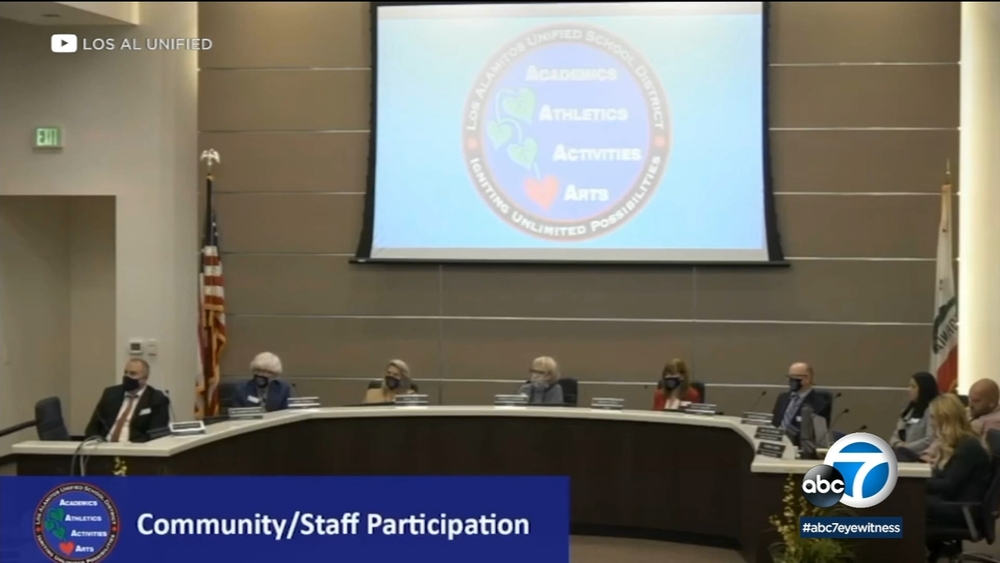 School board president caught on hot mic after parent's remarks
