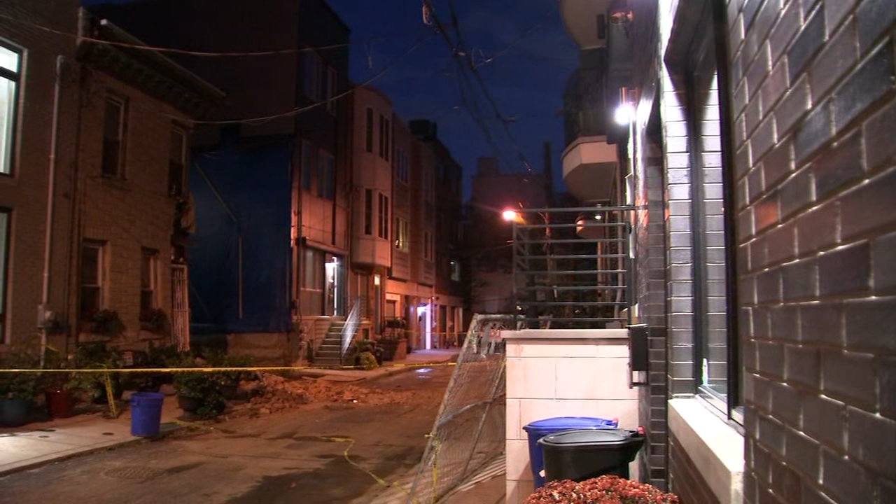 2 men injured after home suddenly collapses on South Sydenham Street in Philadelphia