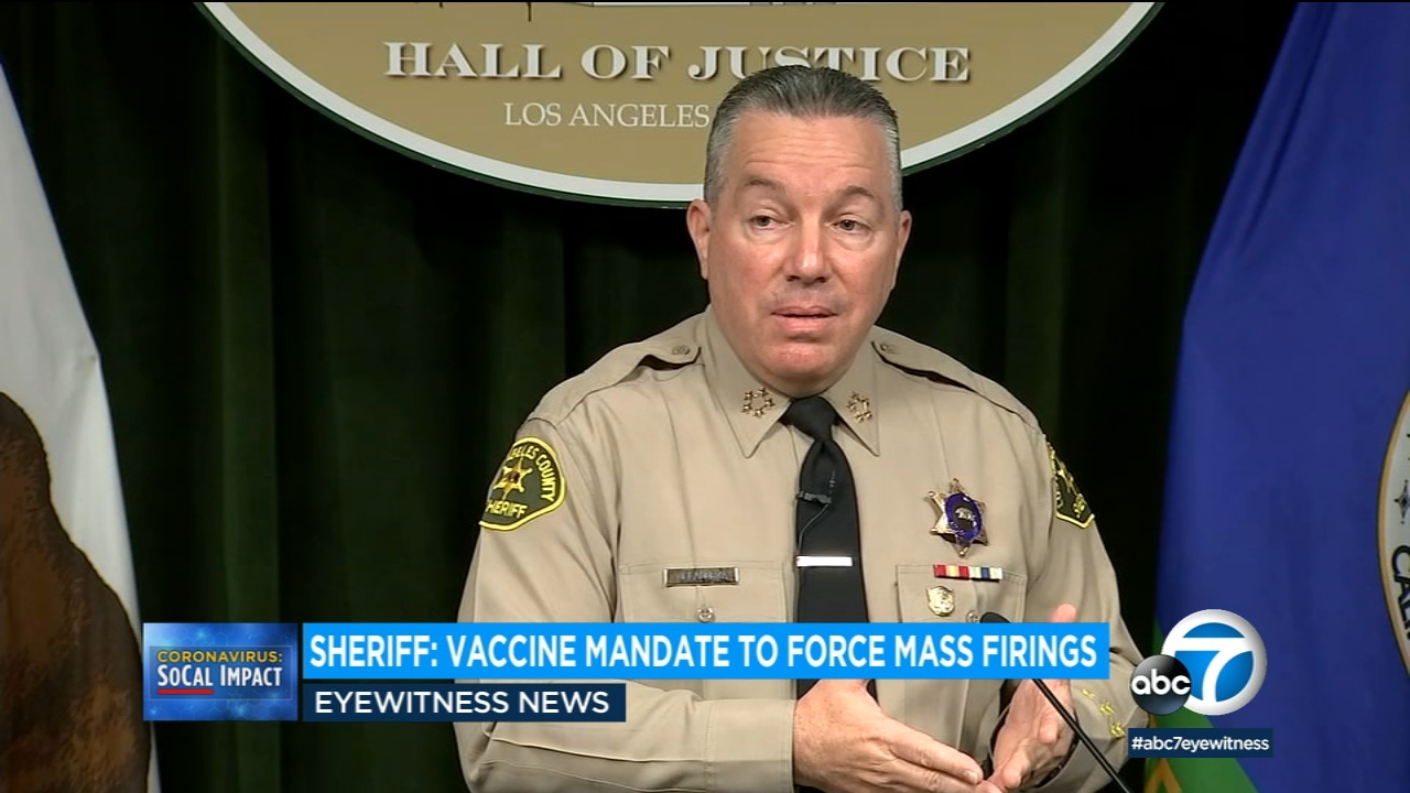 LA County sheriff warns of employee mass exodus over vaccine mandate