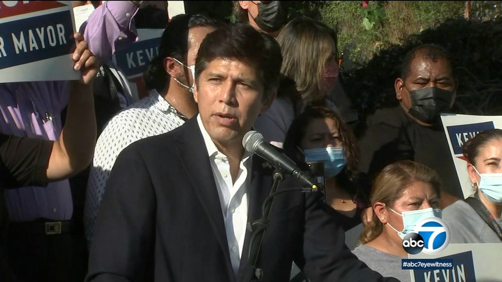 Homelessness a top issue for LA mayoral candidate Kevin de León