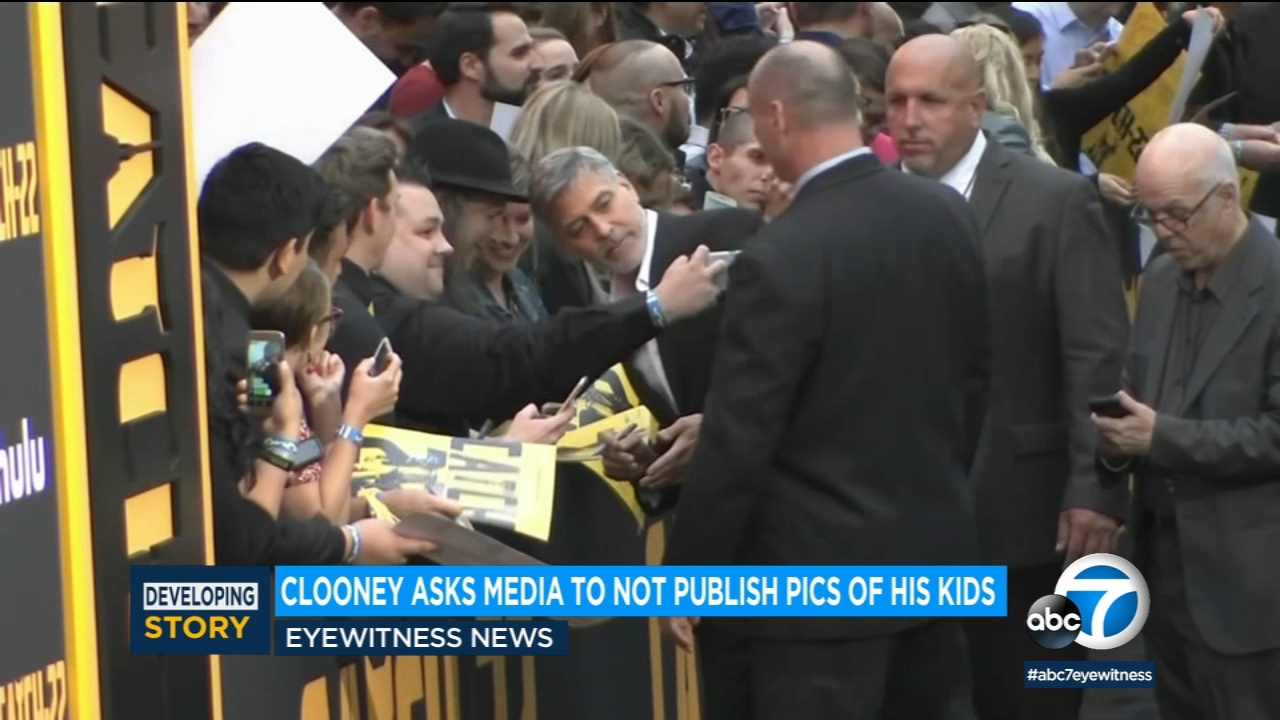 George Clooney asks media to not publish photos of his children