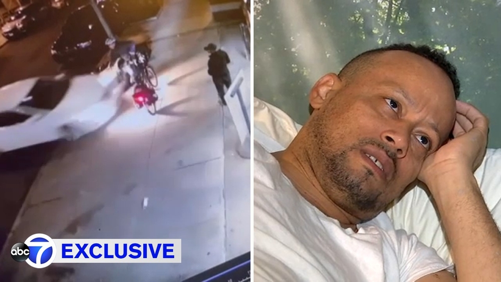 Video: Building maintenance worker hit by car in NYC parking dispute