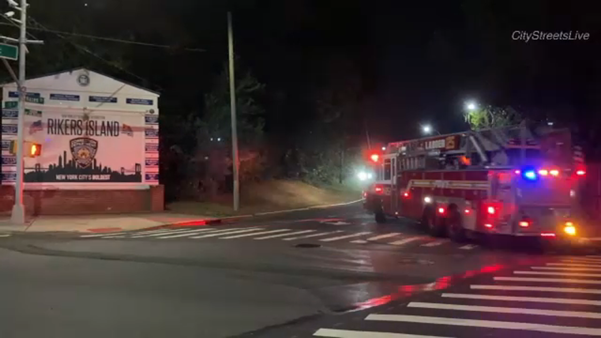 3 injured in fire at infirmary building at Rikers Island
