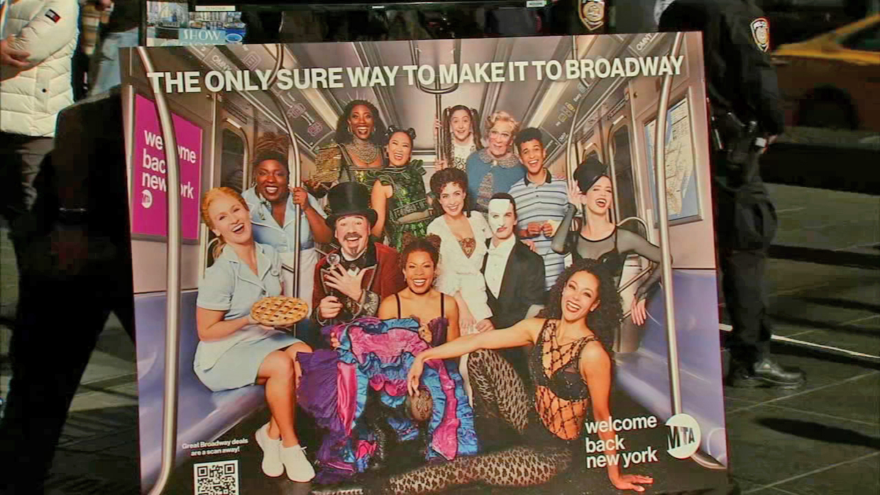 Broadway, MTA remake iconic subway ad