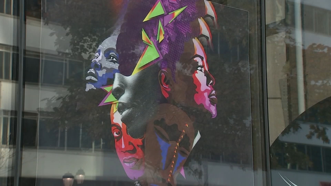 Local project transforms empty spaces into art installations