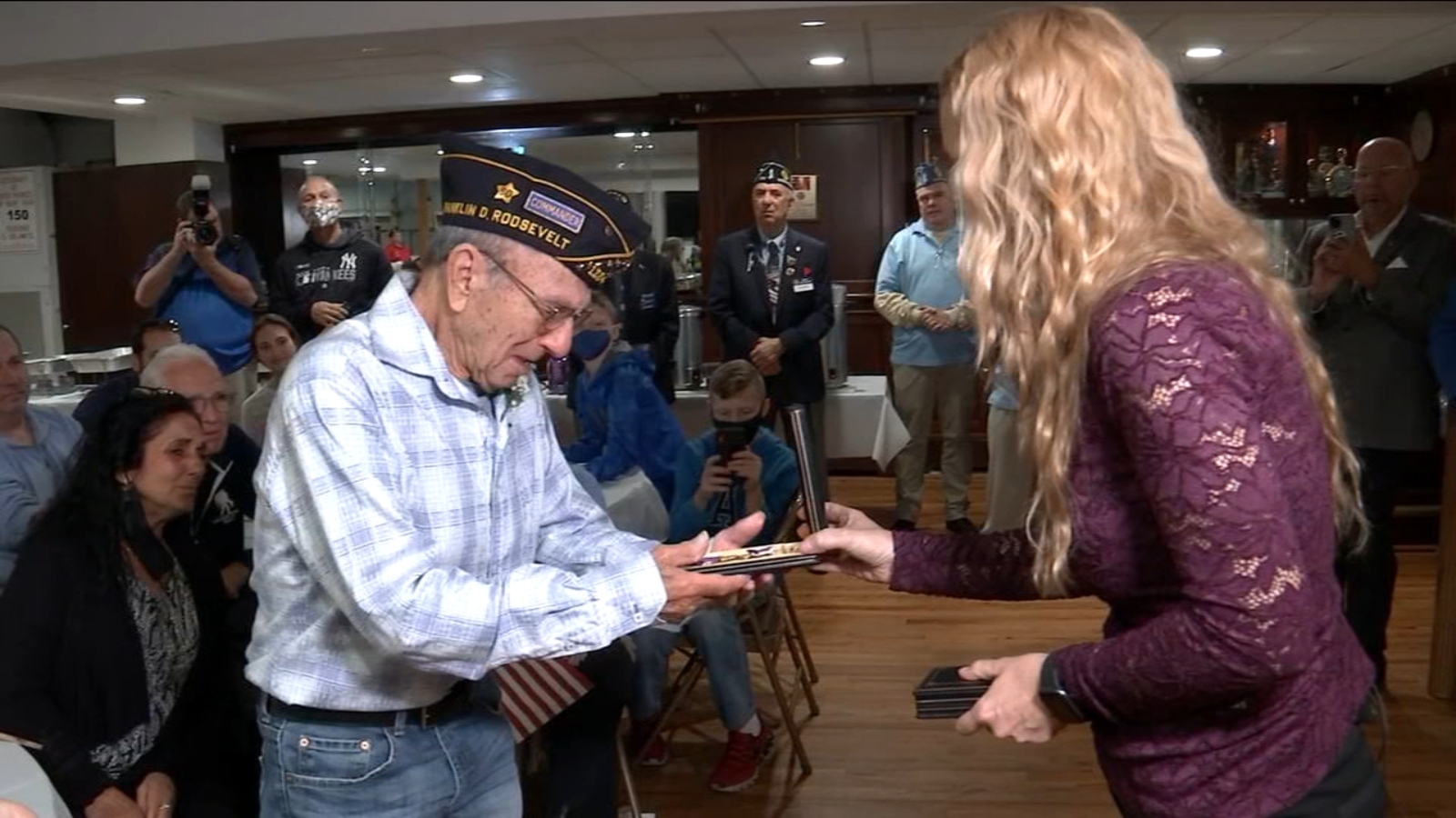 Long Island family reunited with loved one's Purple Heart from World