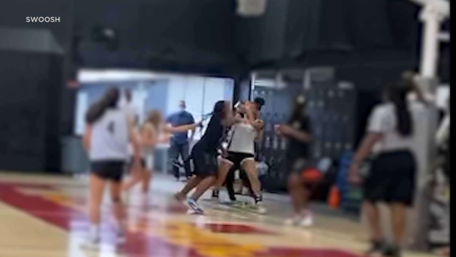 Fight breaks out at girls basketball game involving daughter of former