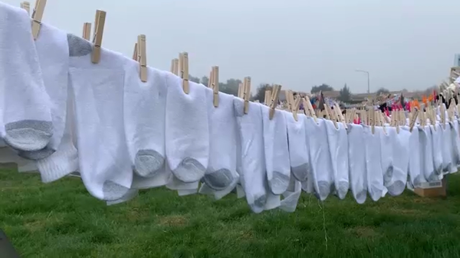 Fresno nonprofit breaks Guinness World Record for longest sock line