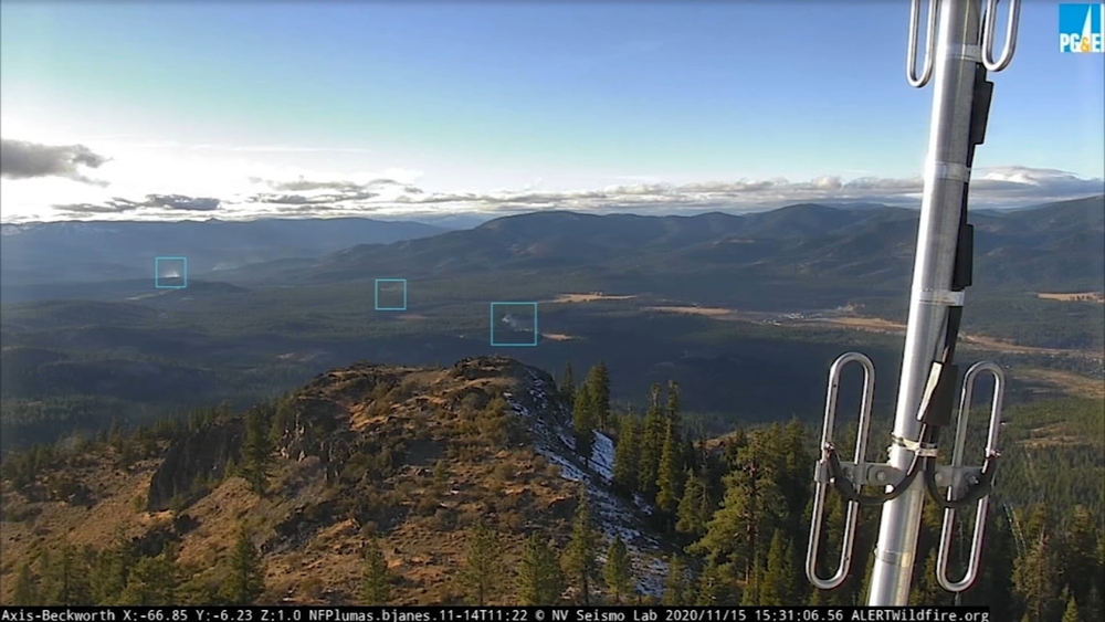 PG&E tests AI cameras to spot wildfires in NorCal