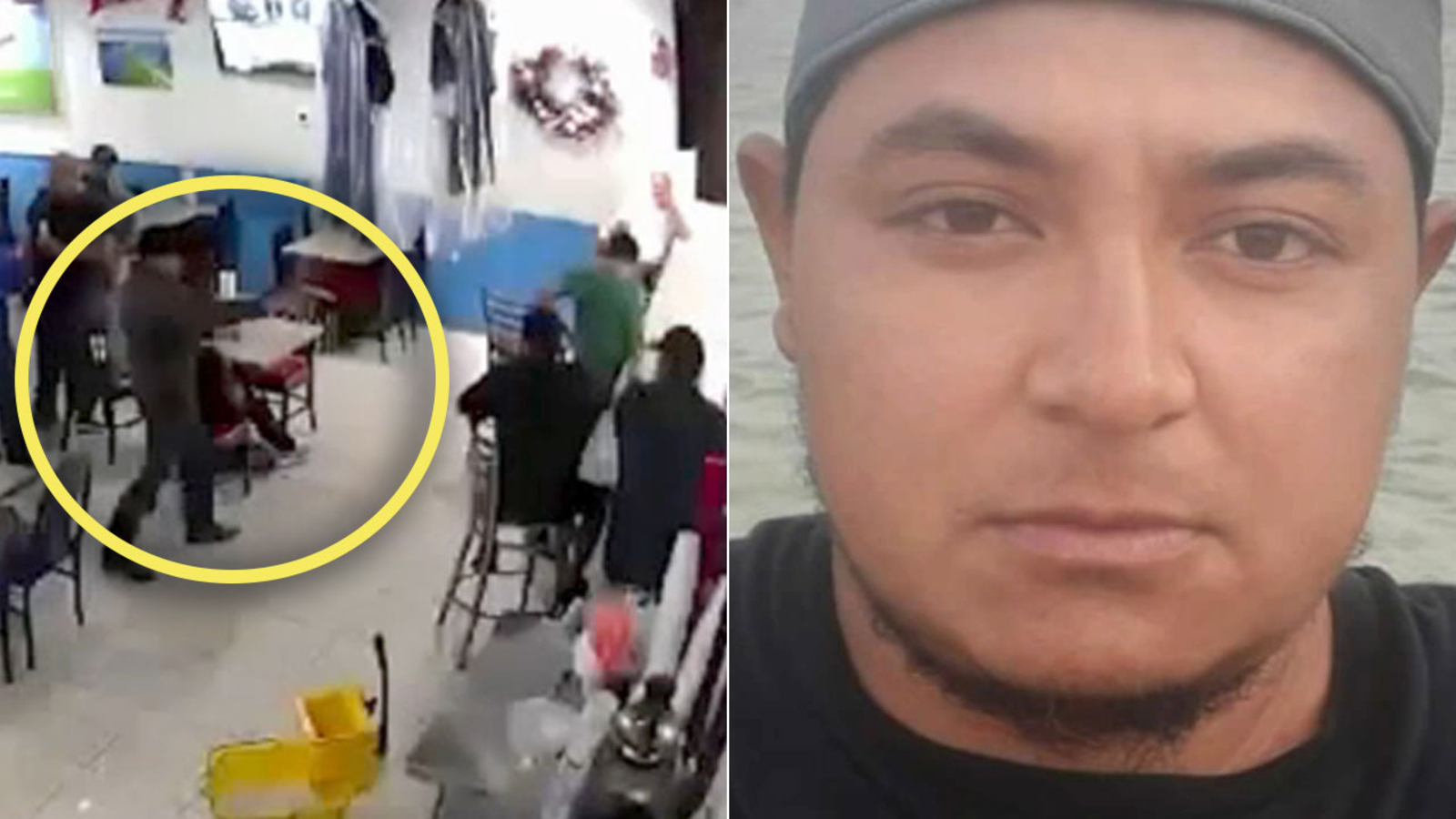 Surveillance video shows moments leading up to deadly shooting inside