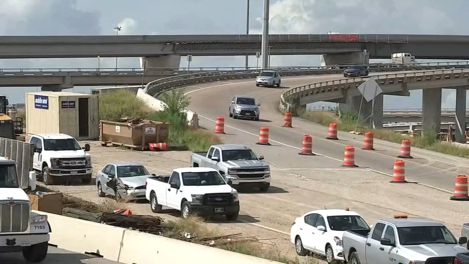 Traffic On Houston Freeways Expected Christmas 2022 Houston Expects More Freeway Construction Coming Into The New Year Along  I-45 In The Woodlands, Wheeler Transit Center, And I-610 - Abc13 Houston
