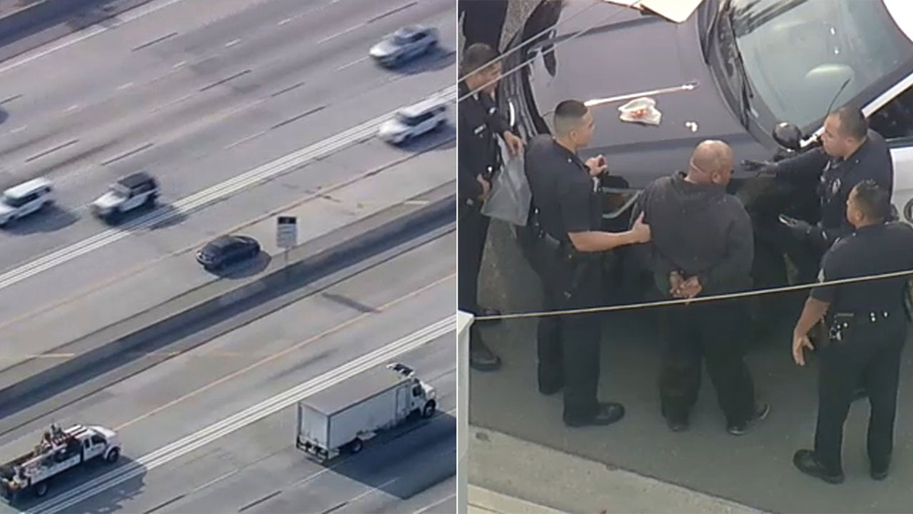 Carjacking suspect arrested after wild SoCal chase, standoff 