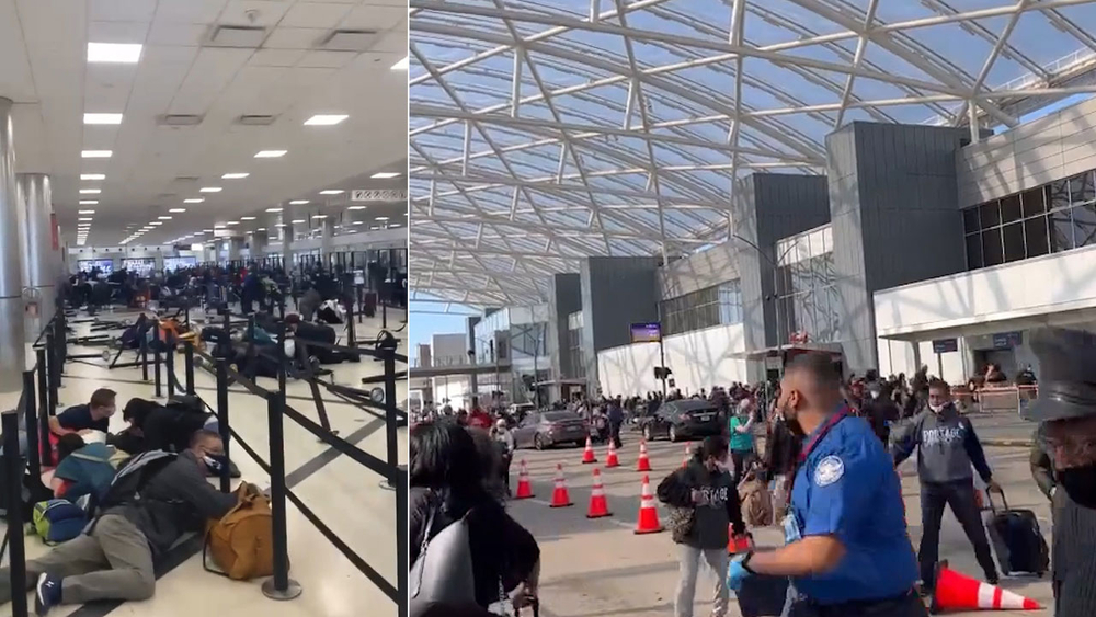 Accidental gunfire incites panic at US' busiest airport