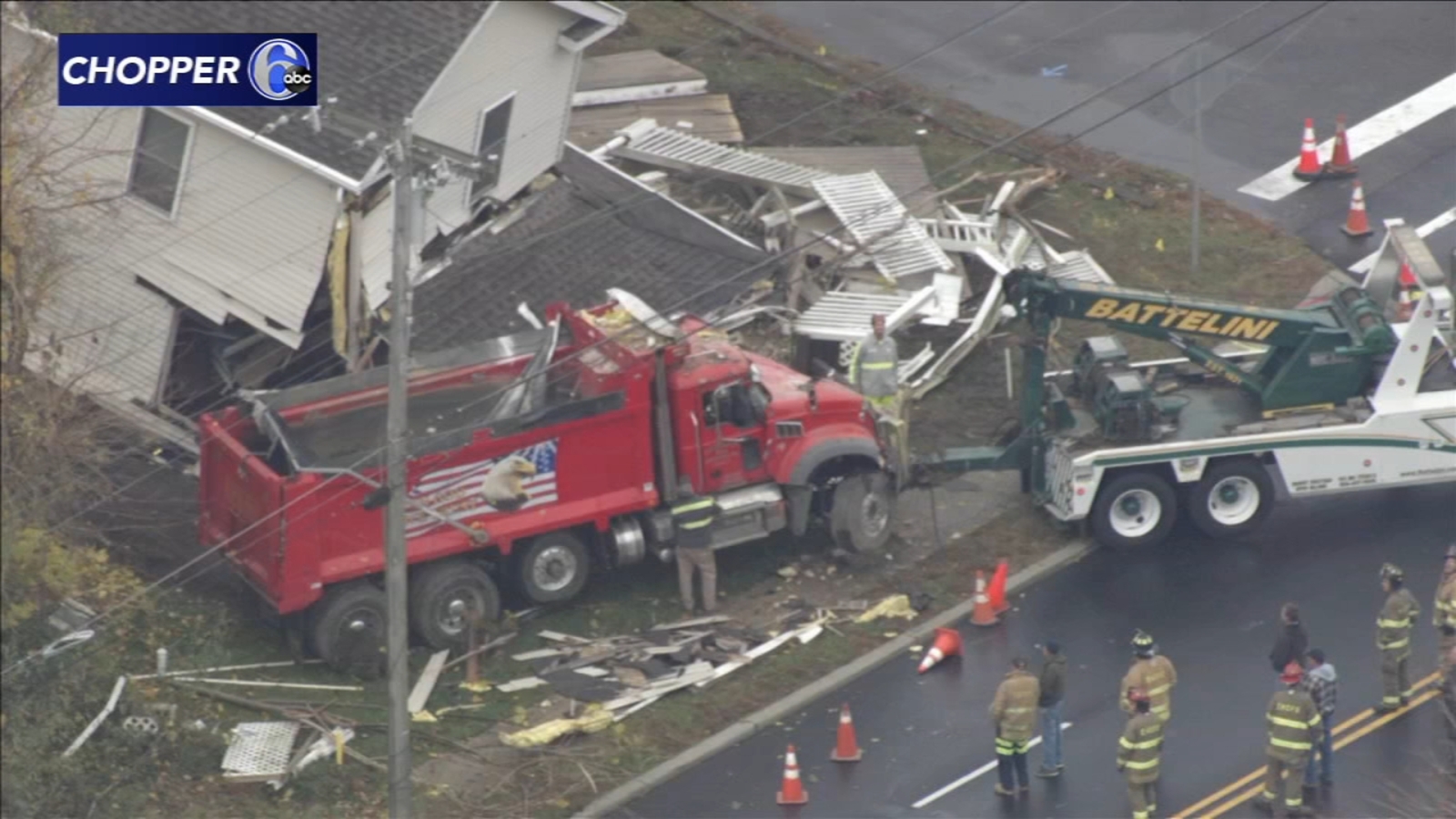 Truck crashes into home in Egg Harbor City, NJ 6abc Philadelphia