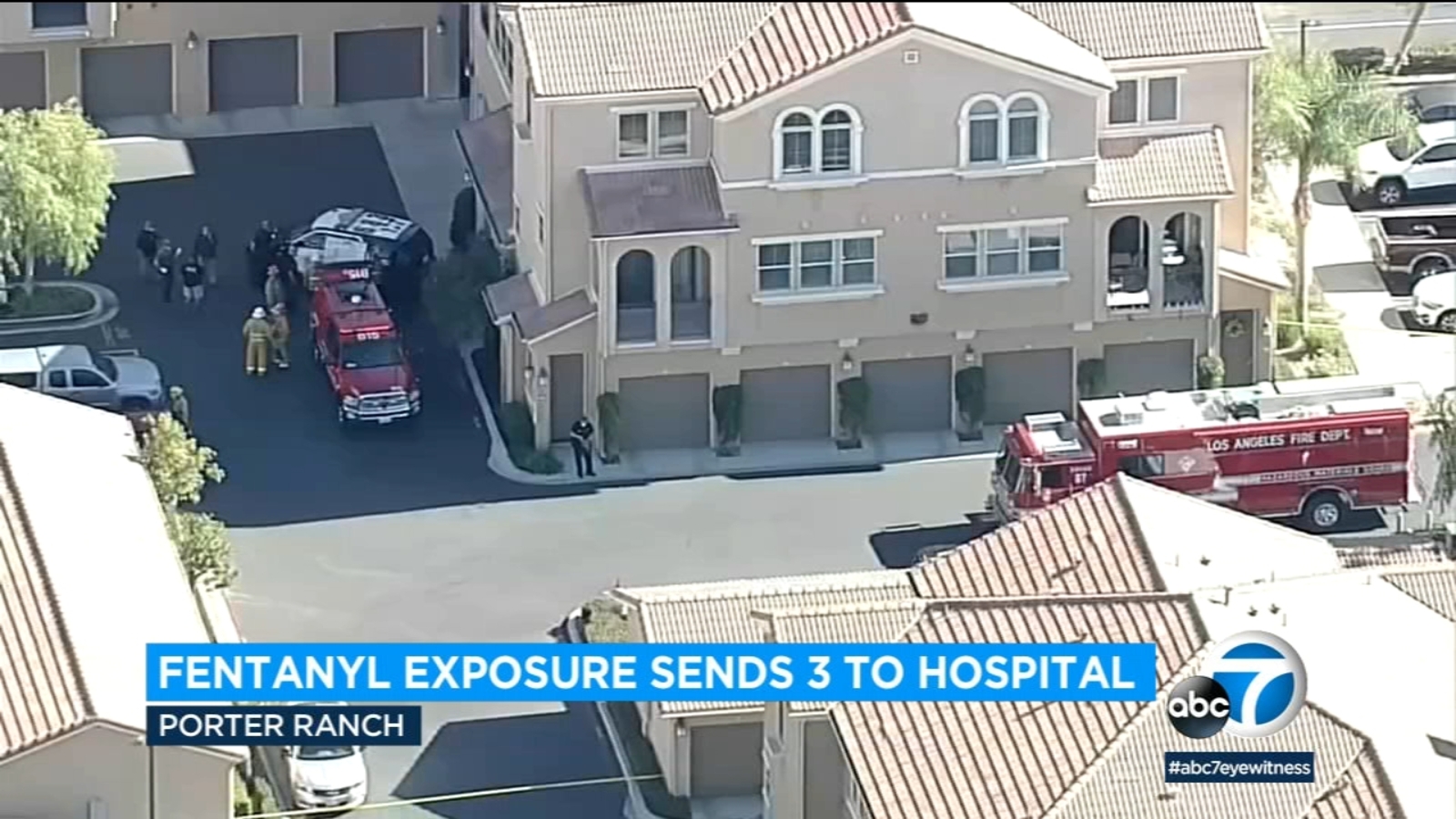 3 fentanyl overdose patients, LAPD officer taken to hospital after ...