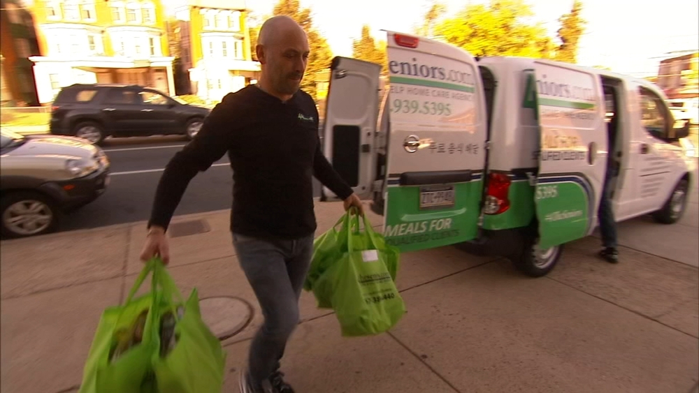 Home care agency delivering food to seniors and communities in need