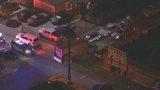 Chase of box truck across Los Angeles County ends with suspect in ...