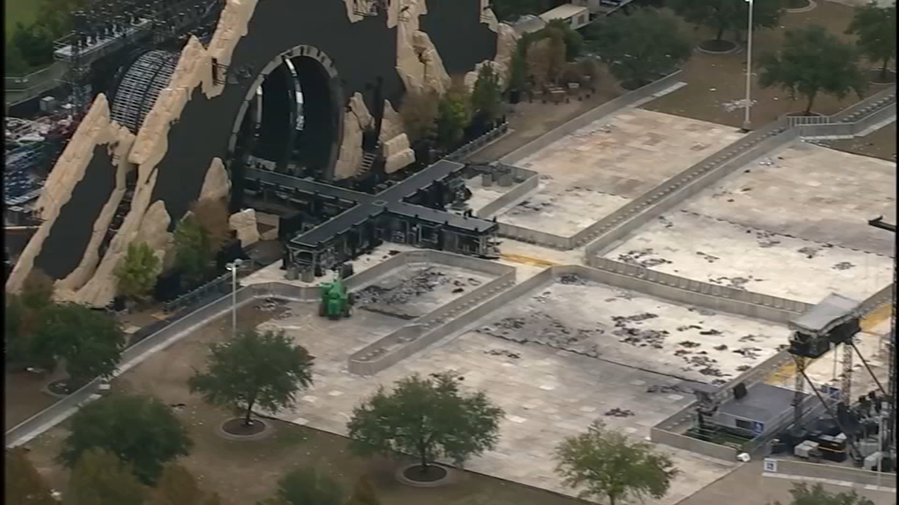 Portion of yellow lot closed as Astroworld investigation continues