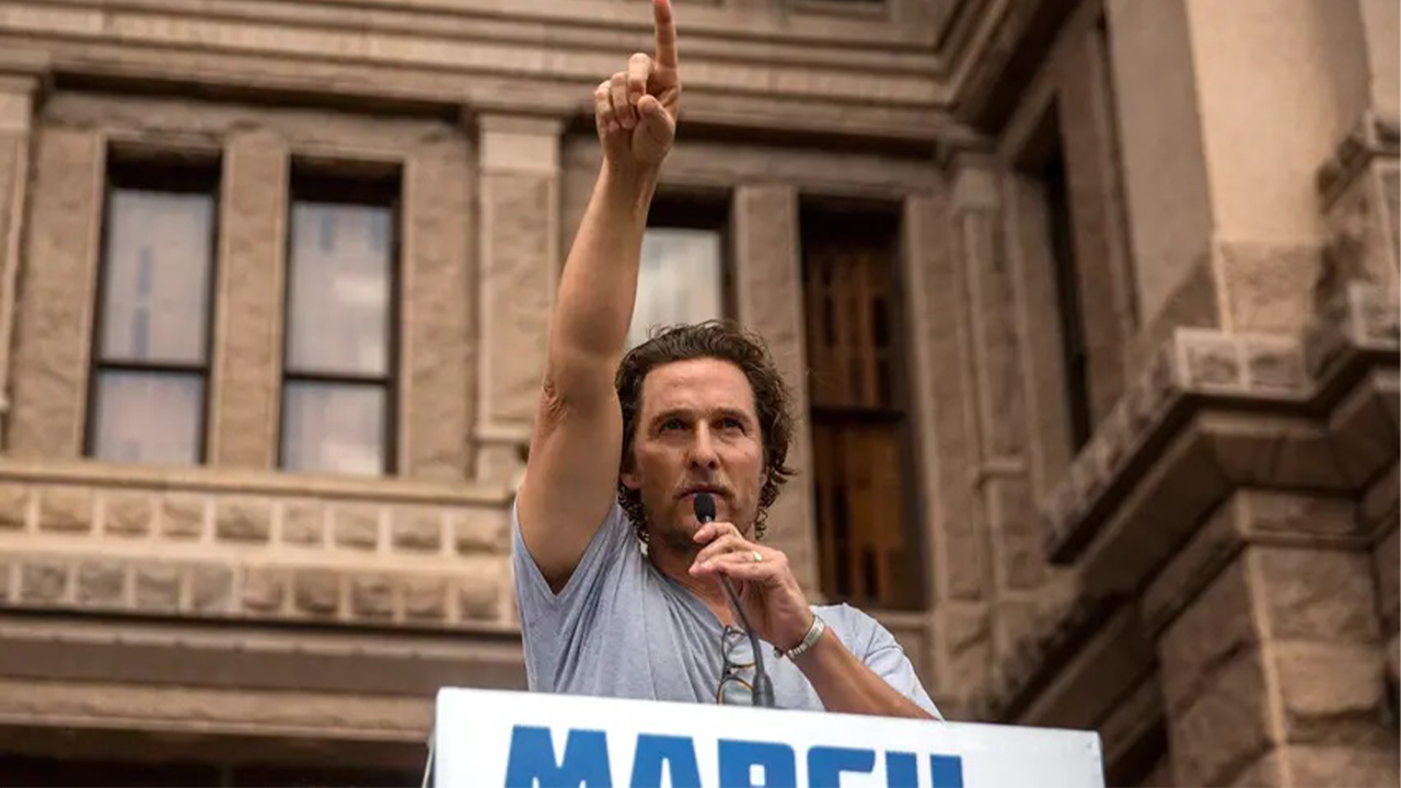 Matthew McConaughey says he won't run for Texas governor