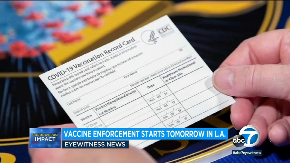 LA COVID vaccine mandate: Enforcement set to begin Monday