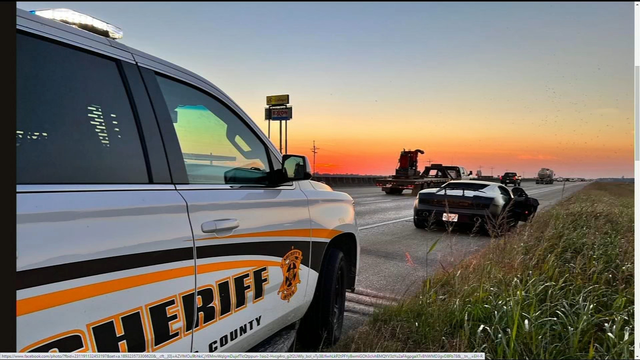 Lamborghini stolen out of out Florida found in Chambers County