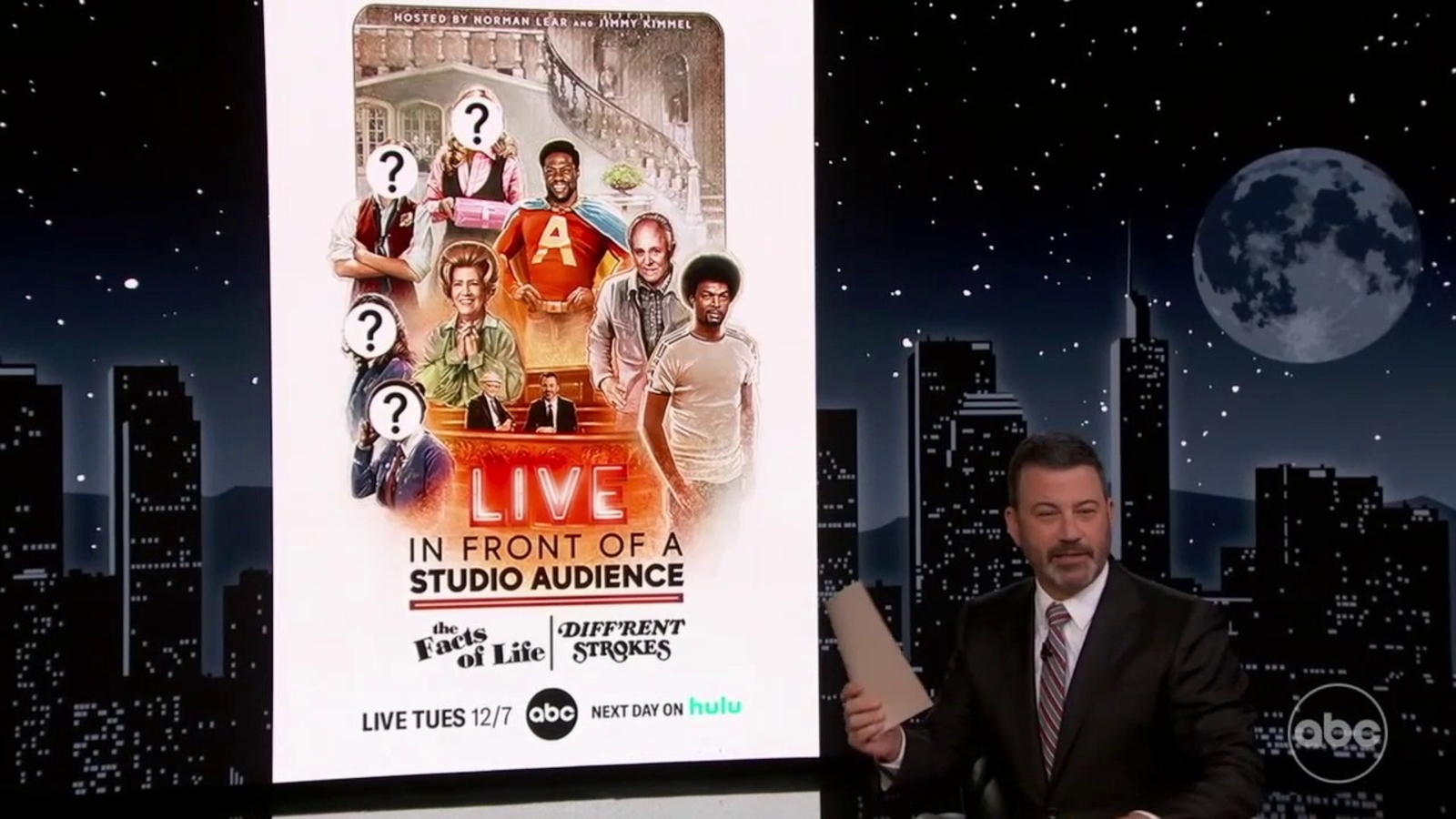 Jimmy Kimmel Live In Front Of A Studio Audience