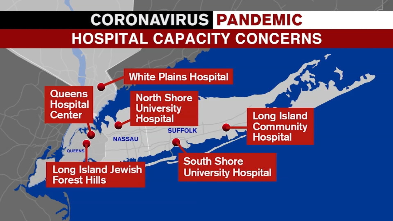 6 NYC area hospitals face capacity restrictions