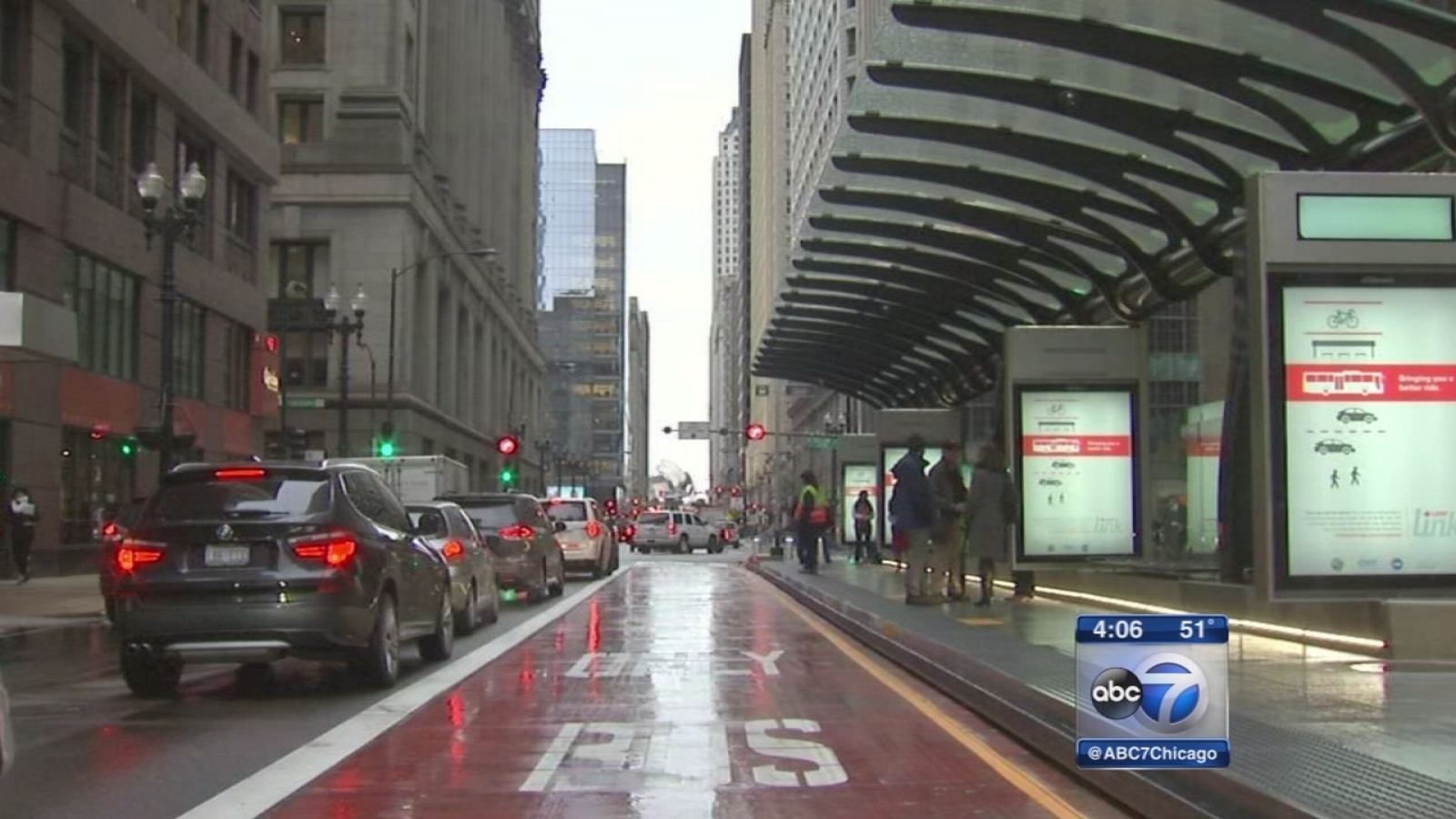 CTA's Loop Link open 1st weekday commute ABC7 Chicago