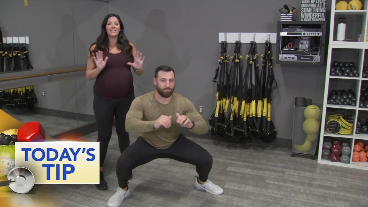 Squat with rotation - Today's Tip