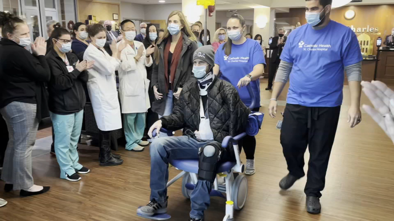 Suffolk County officer struck by alleged drunk driver goes home in time for Christmas