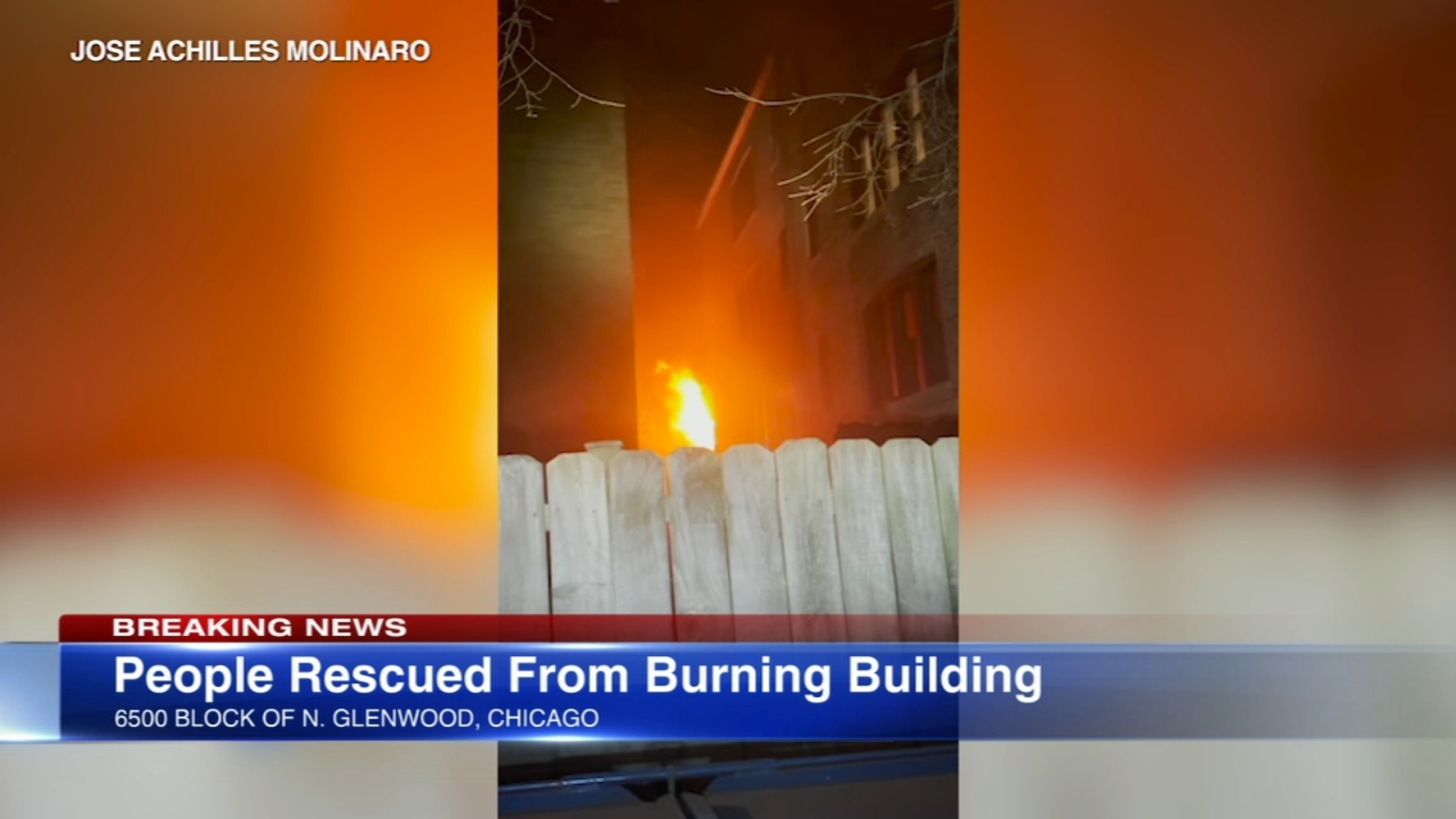 Rogers Park building fire sends residents scrambling; rescue of some