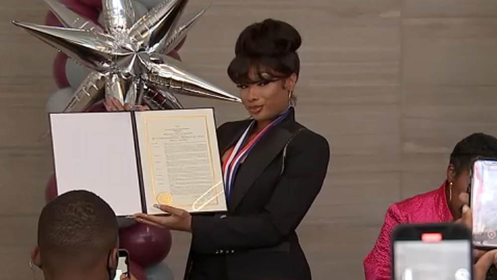 Meg Thee Stallion dedicates Congressional honor to late grandmother