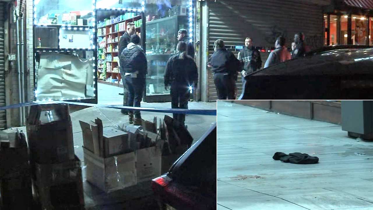 2 shot outside deli in Queens