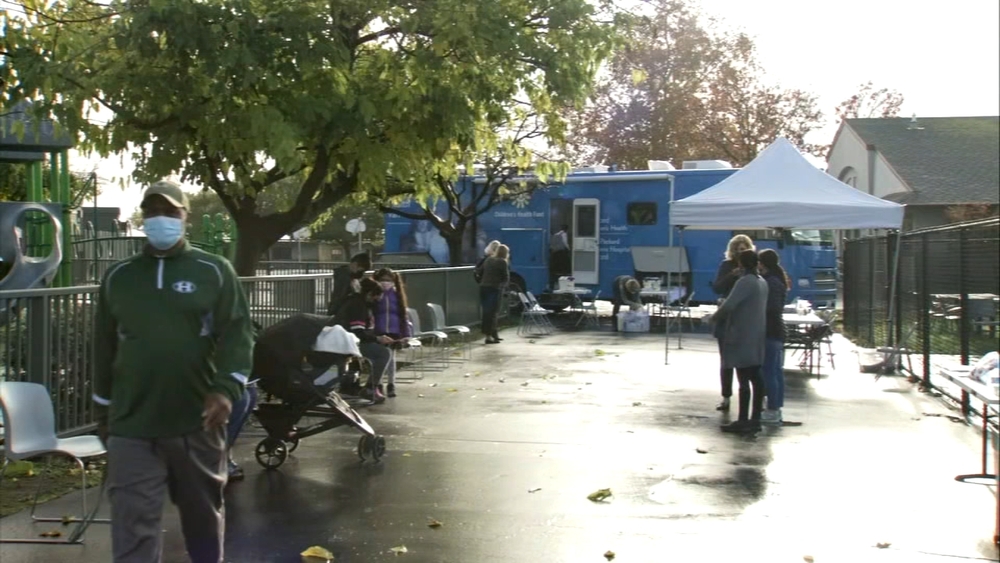 Stanford COVID vaccine van delivers doses to kids in San Jose