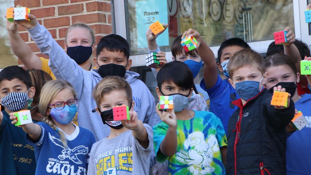 South Jersey fourth-grade class masters the Rubik's Cube