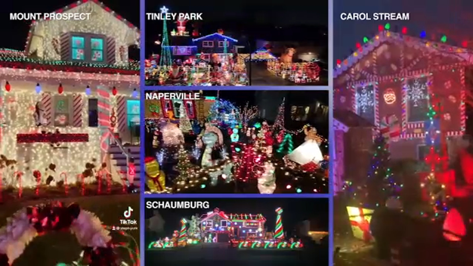 Chicago holiday lights displays ABC7's Great Chicago Light Fight 2021