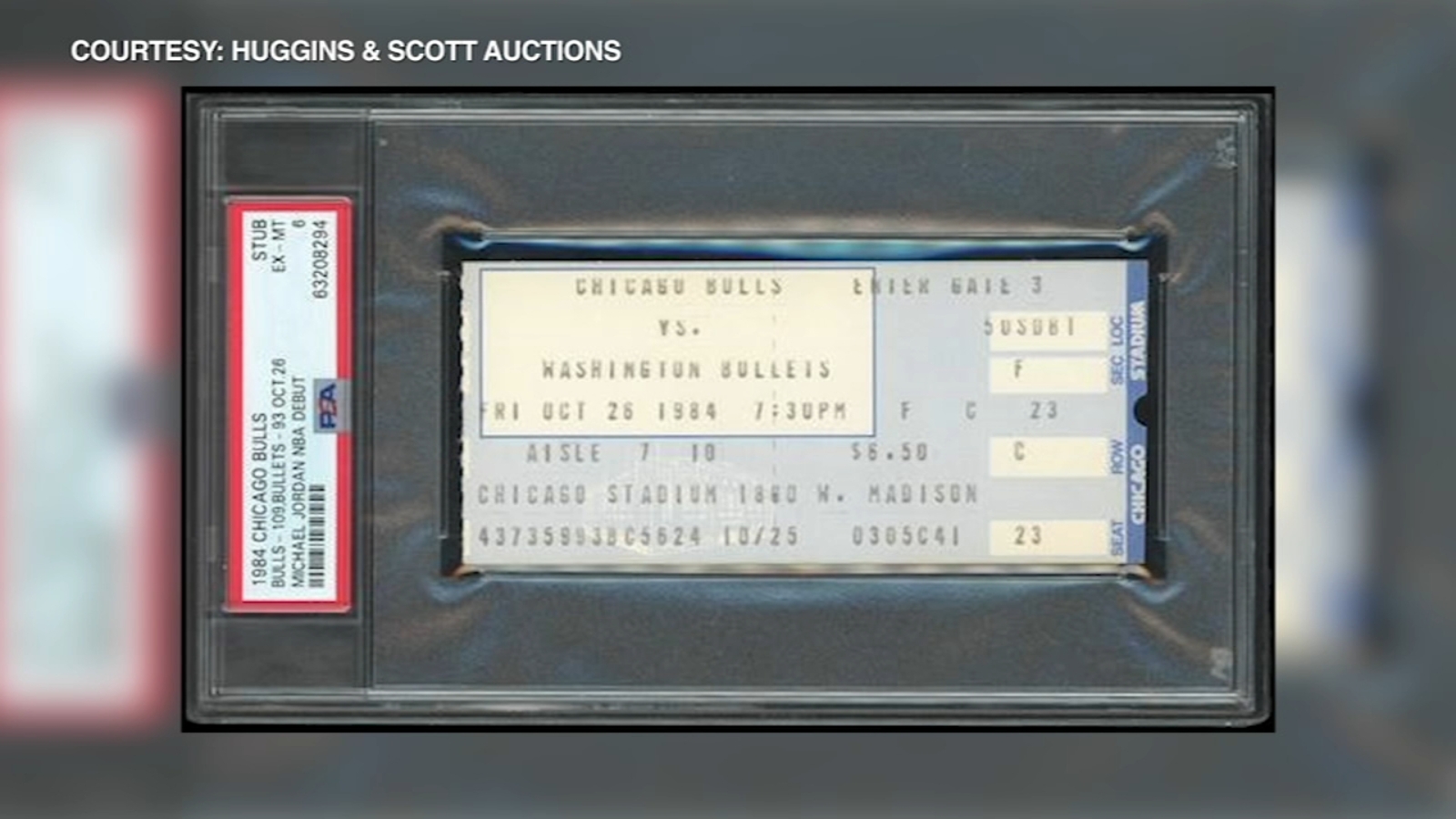 Chicago Bulls Michael Jordan NBA debut ticket stub sells for 264K