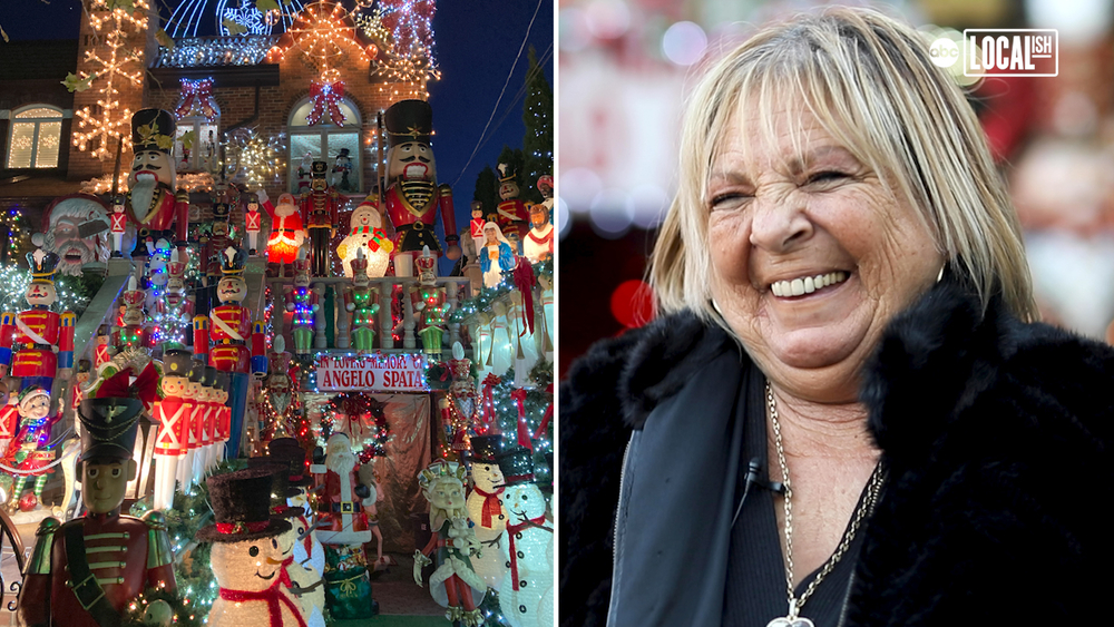 Entire NYC neighborhood turns into blazing holiday light show