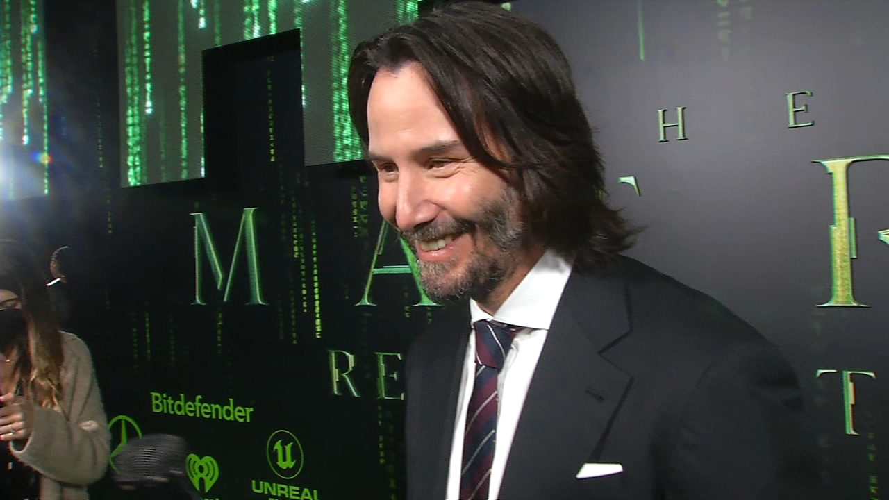 Keanu Reeves shares SF highlights during 'Matrix' premiere in SF