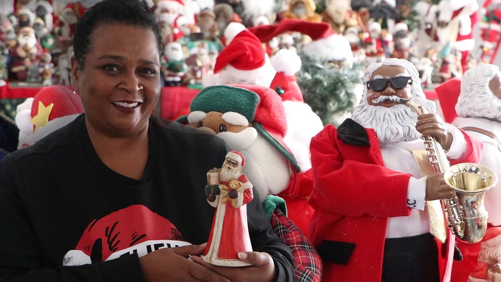 South Jersey woman builds decades-old Black Santa collection