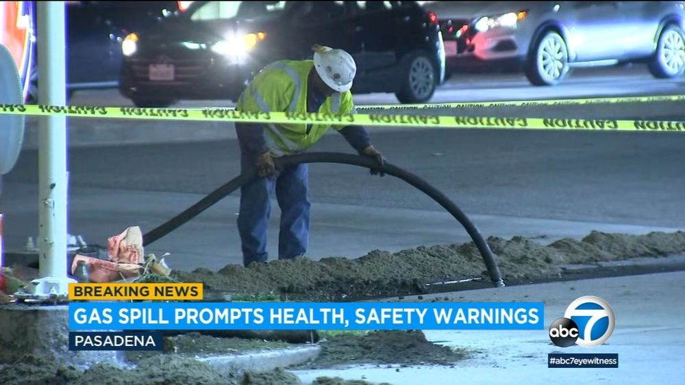 Almost 1,000 gallons of gasoline spill into Pasadena storm drain