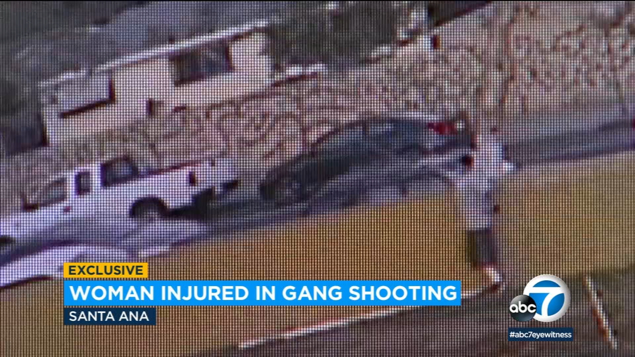 Woman caught in gang crossfire in Santa Ana